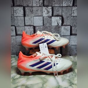 Adidas Copa Pure 3 Elite White Orange Men's Sz 6  Wome's Sz 7  Soccer Cleats.